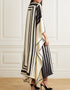 Beige And Black Soft Satin Silk Kaftan Buy Luxury Silk Kaftan Online